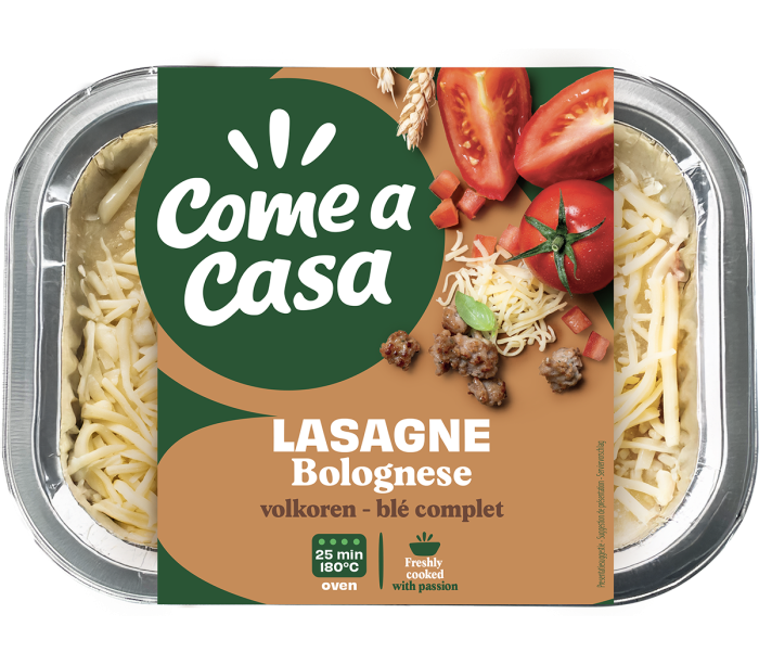 Packshot Lasagne Bolognese Volkoren
